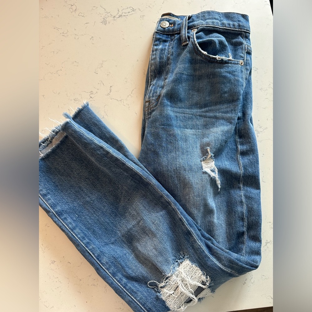 Madewell high rise slim boy jean size 25